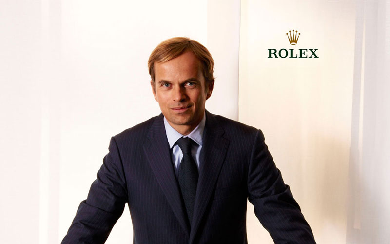 Jean-Frédéric Dufour aux commandes de Rolex